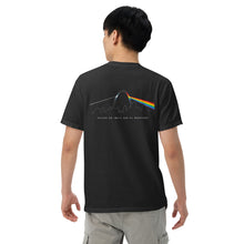 Lucky Lindy's Dark Side of St. Louis garment-dyed heavyweight tee in Black (back)
