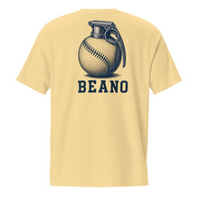 Lucky Lindy's Beano garment-dyed pocket tee in Butter (back)