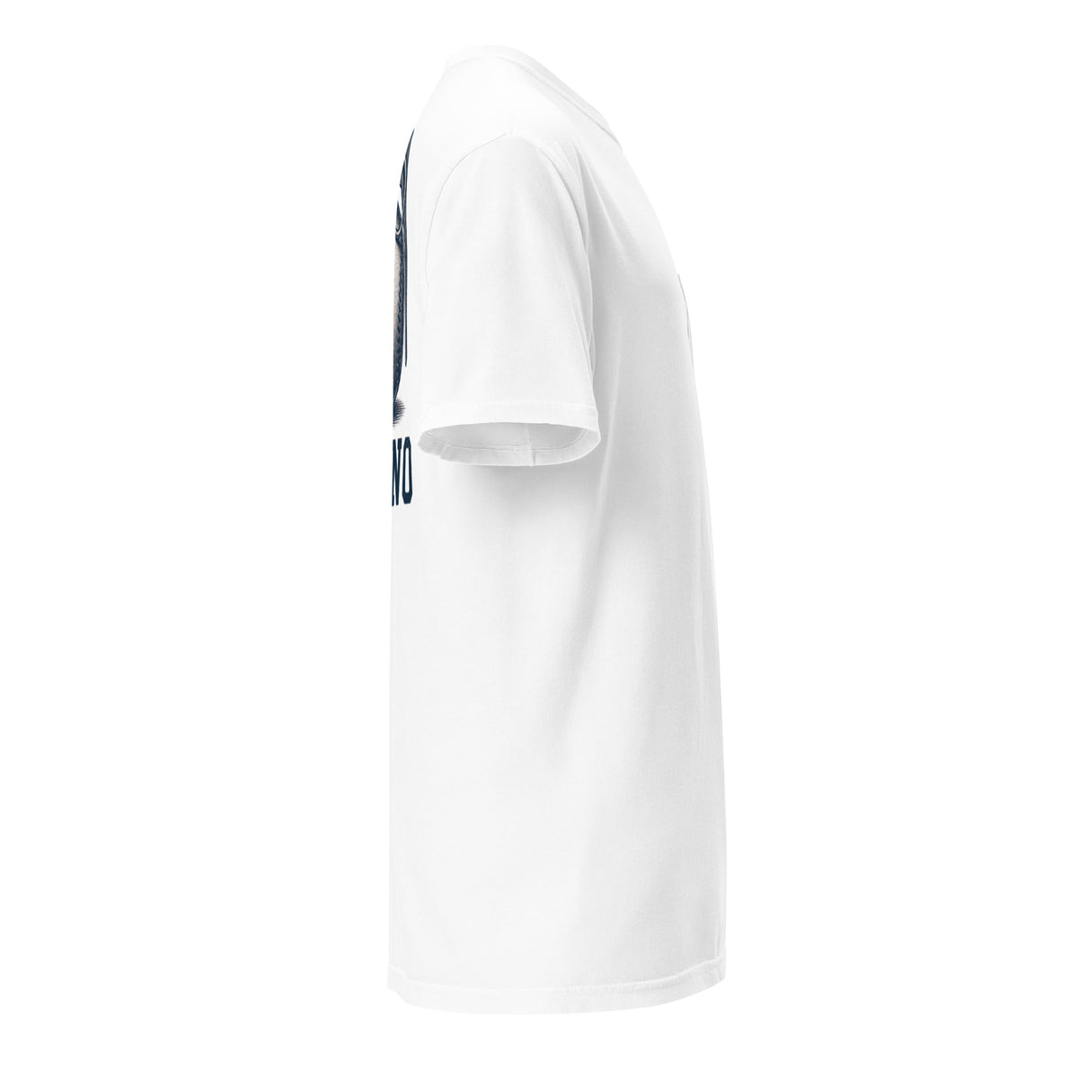 Lucky Lindy's Beano garment-dyed pocket tee in White (right)