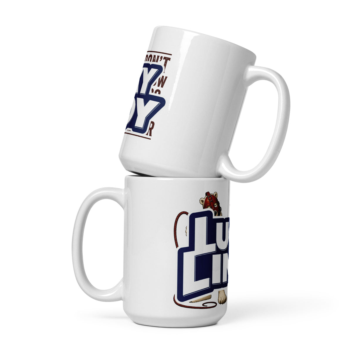 Lucky Lindy's What Would You Do ceramic coffee mug, 15 oz